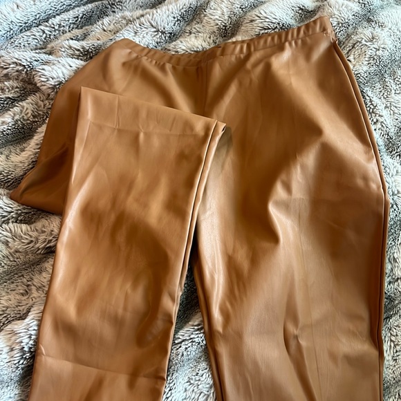 Pants - Faux leather pants